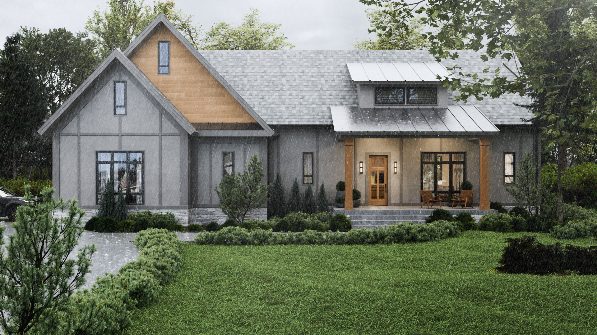 Preserve Image of house in storm